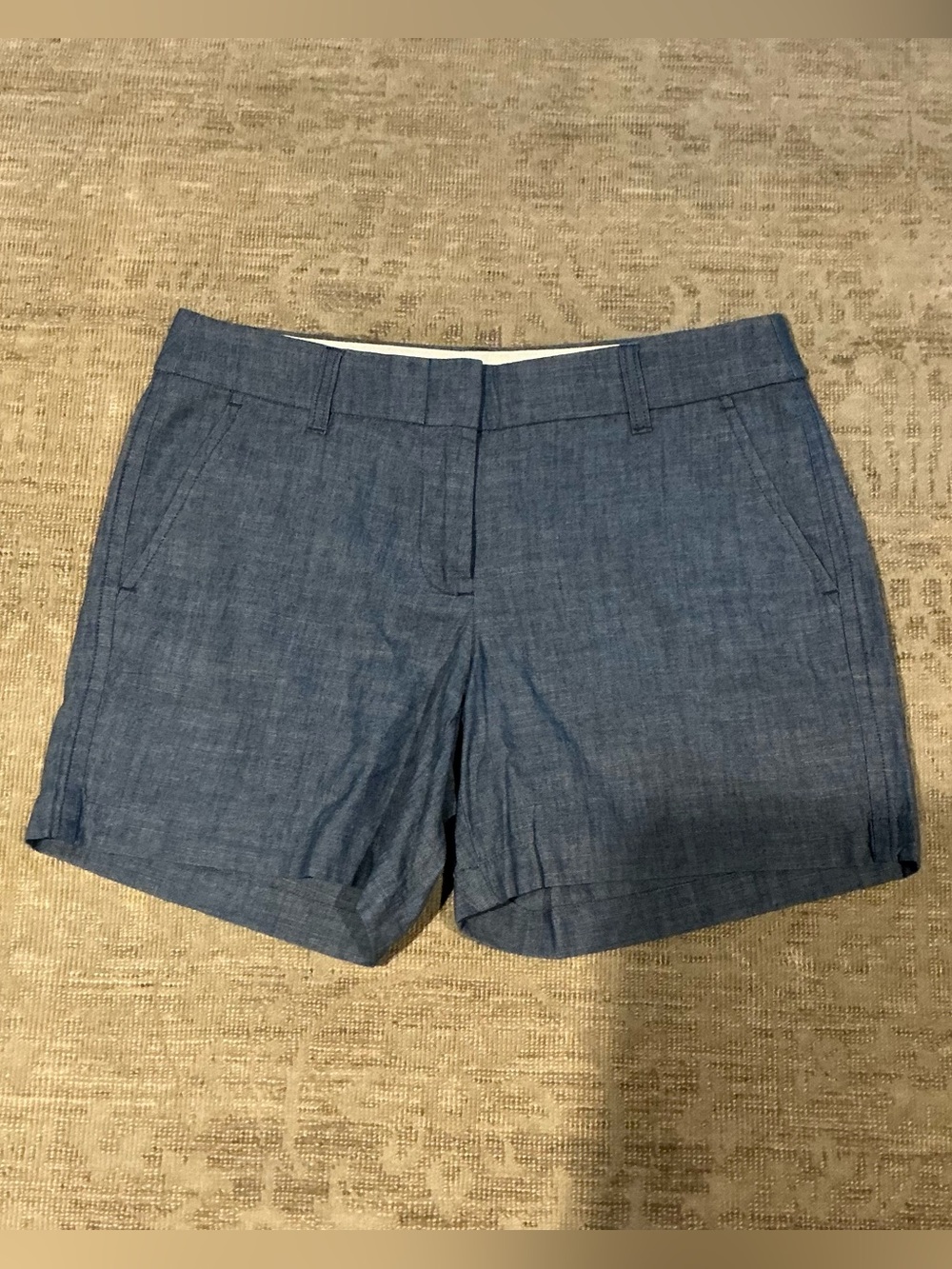 J. Crew Chambray Blue Tailored Shorts
